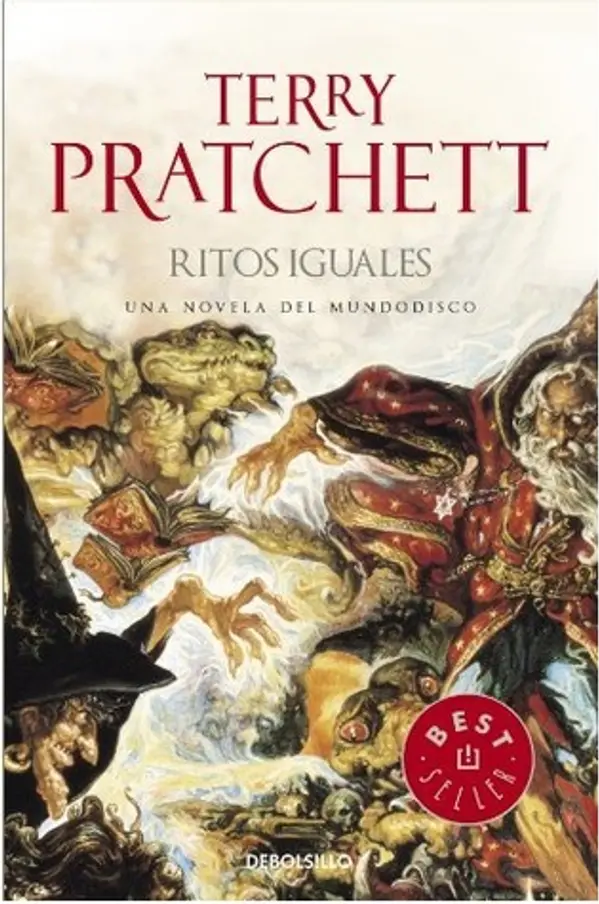 Ritos iguales (Mundodisco, #3) by Terry Pratchett cover