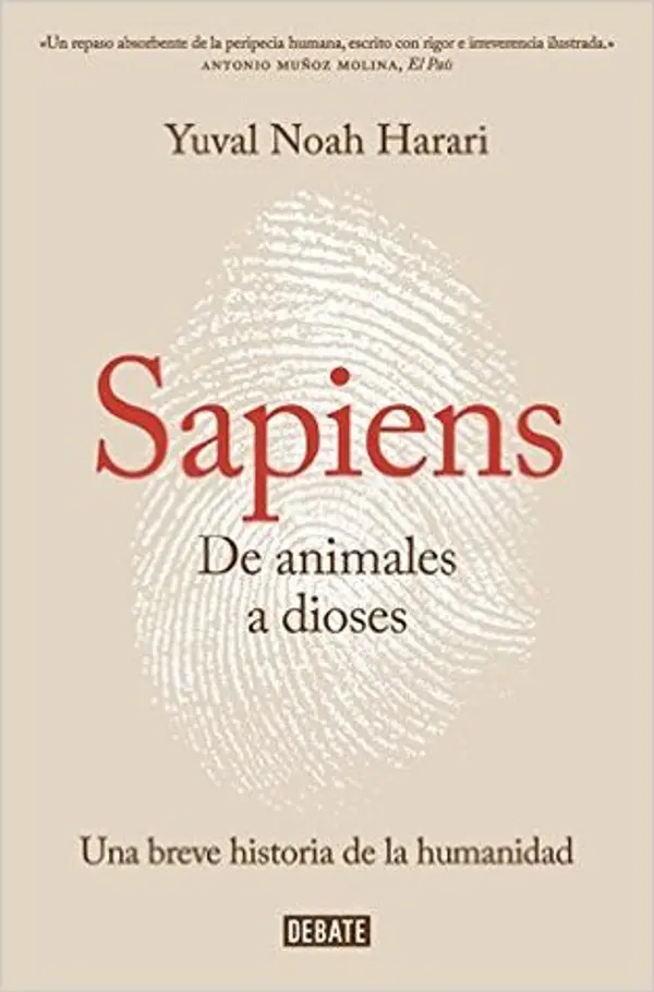 Sapiens. De animales a dioses by Yuval Noah Harari cover