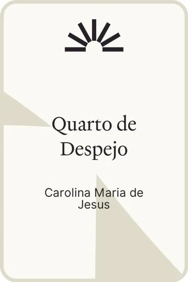 Quarto de Despejo by Carolina Maria de Jesus cover