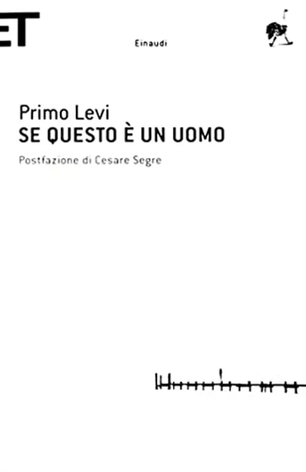 Se questo è un uomo by Primo Levi cover