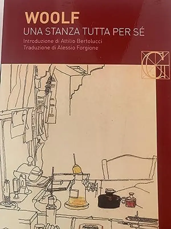 Una Stanza Tutta Per Sè by Virginia Woolf cover