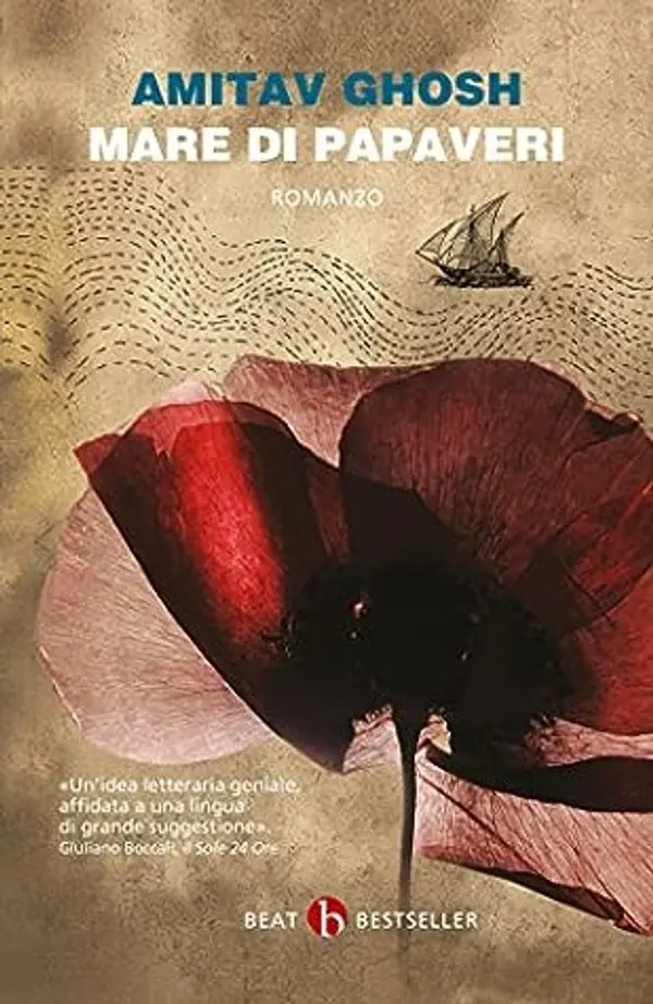 Mare di papaveri by Amitav Ghosh cover
