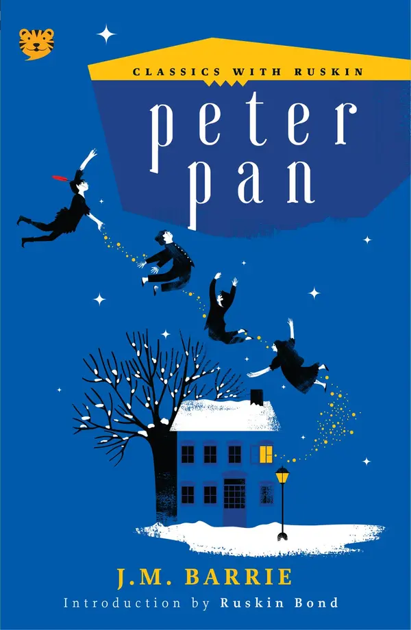 Peter Pan by J.M. Barrie, Ruskin Bond cover