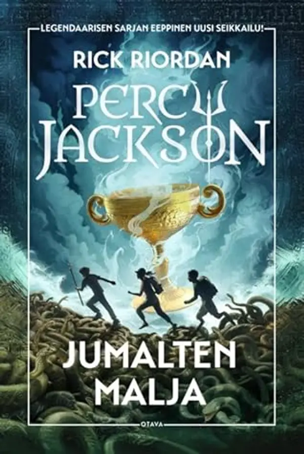 Jumalten malja (Percy Jackson, #6) by Rick Riordan cover