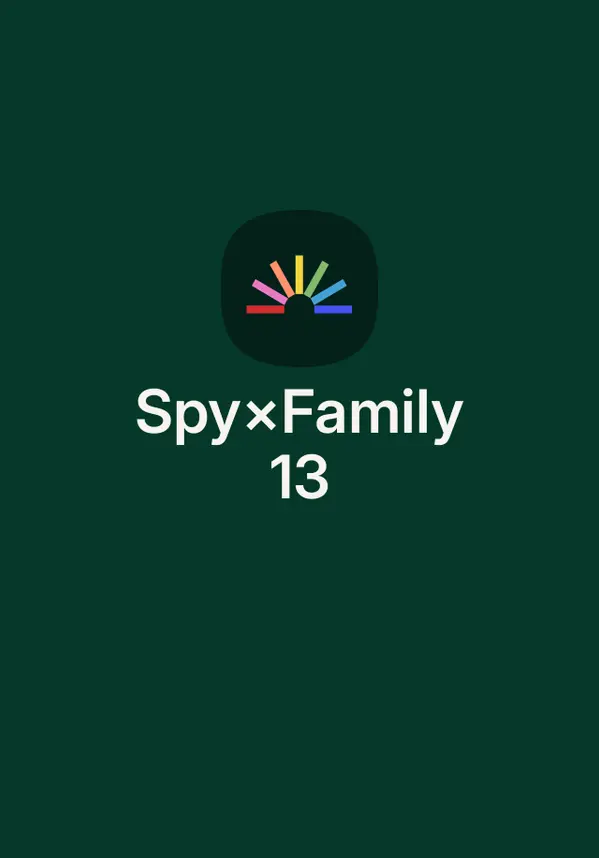 Spy×Family 13 by Tatsuya Endo cover