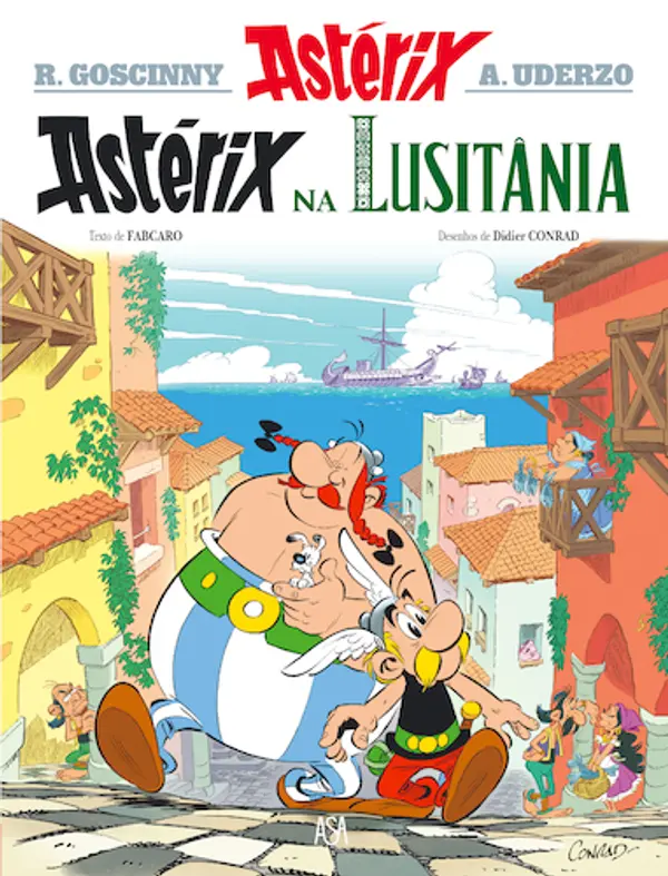 Astérix na Lusitânia by Fabcaro, Didier Conrad cover