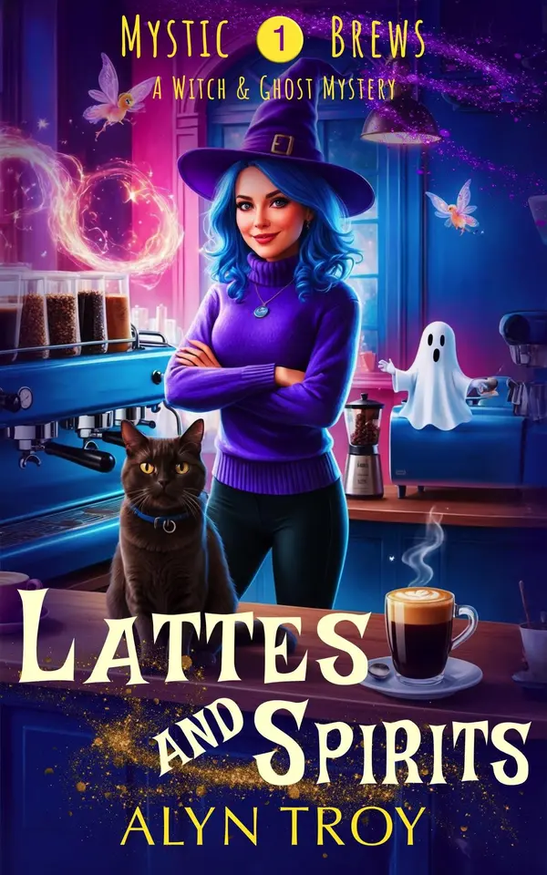 Lattes and Spirits by Alyn Troy cover