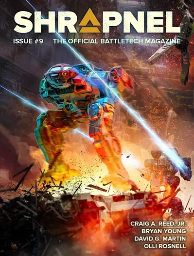 BattleTech: Shrapnel, Issue #9 (The Official BattleTech Magazine) book cover