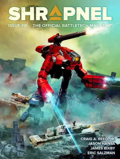 BattleTech: Shrapnel, Issue #8 (The Official BattleTech Magazine) book cover