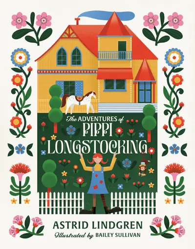 The Adventures of Pippi Longstocking book cover
