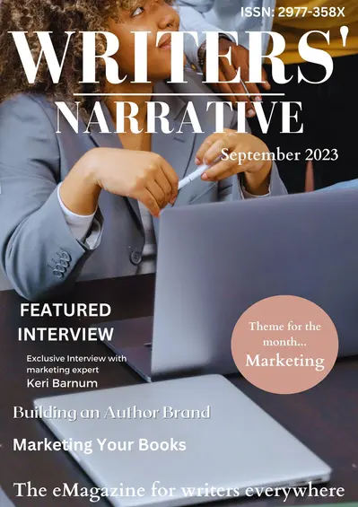 Writers' Narrative eMagazine September 2023 book cover