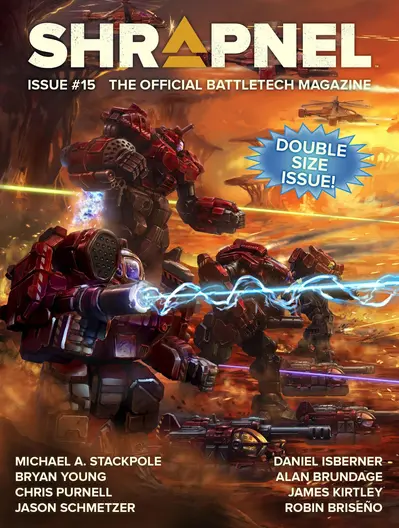BattleTech: Shrapnel, Issue #15 (The Official BattleTech Magazine) book cover