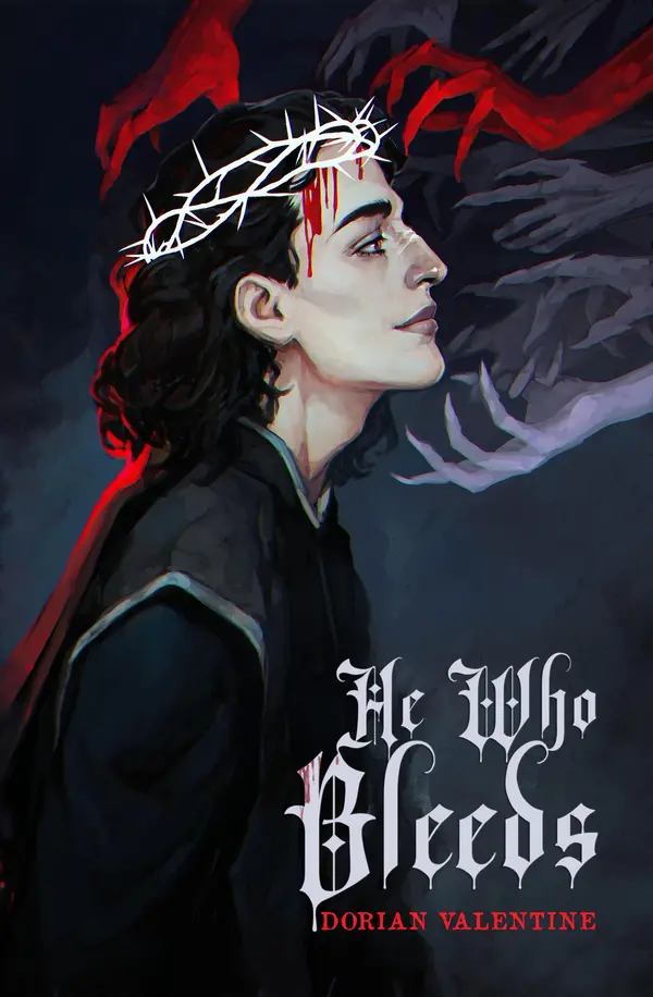 He Who Bleeds by Dorian Valentine cover