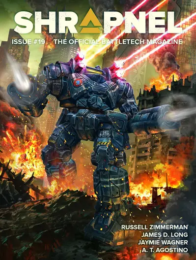 BattleTech: Shrapnel, Issue #19 (The Official BattleTech Magazine) book cover