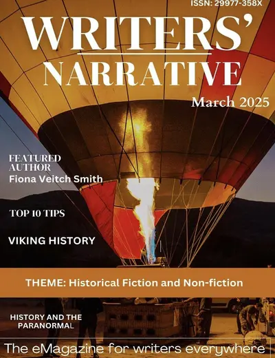 Writers' Narrative eMagazine March 2025 book cover