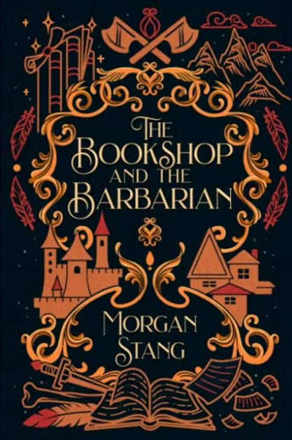 The Bookshop and the Barbarian: A Cozy Fantasy Novel by Morgan Stang cover