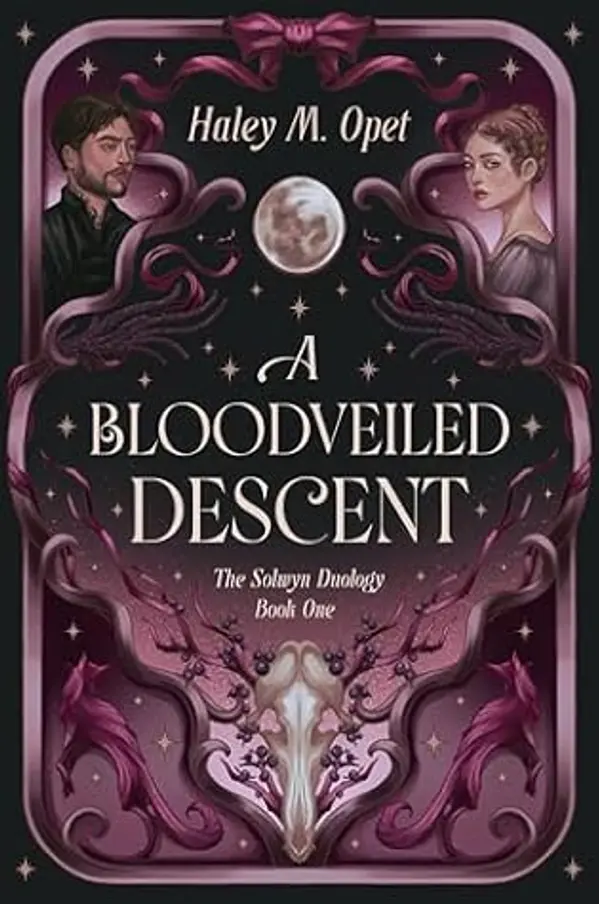A Bloodveiled Descent (Solwyn #1) by Haley M. Opet cover