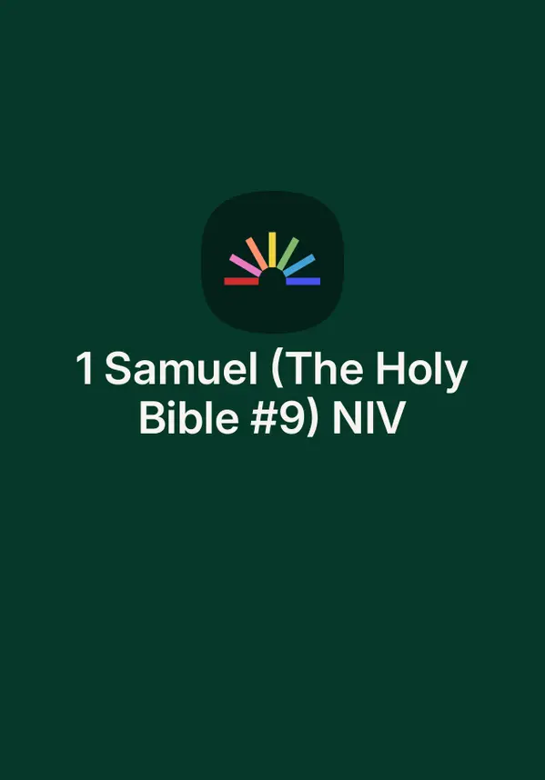 1 Samuel (The Holy Bible #9) NIV by Anonymous cover