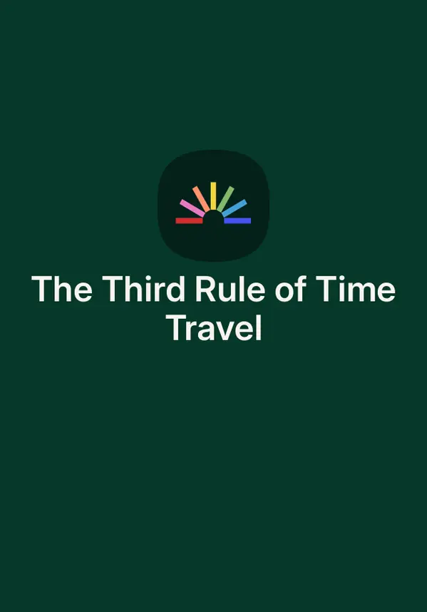 The Third Rule of Time Travel by Philip Fracassi cover