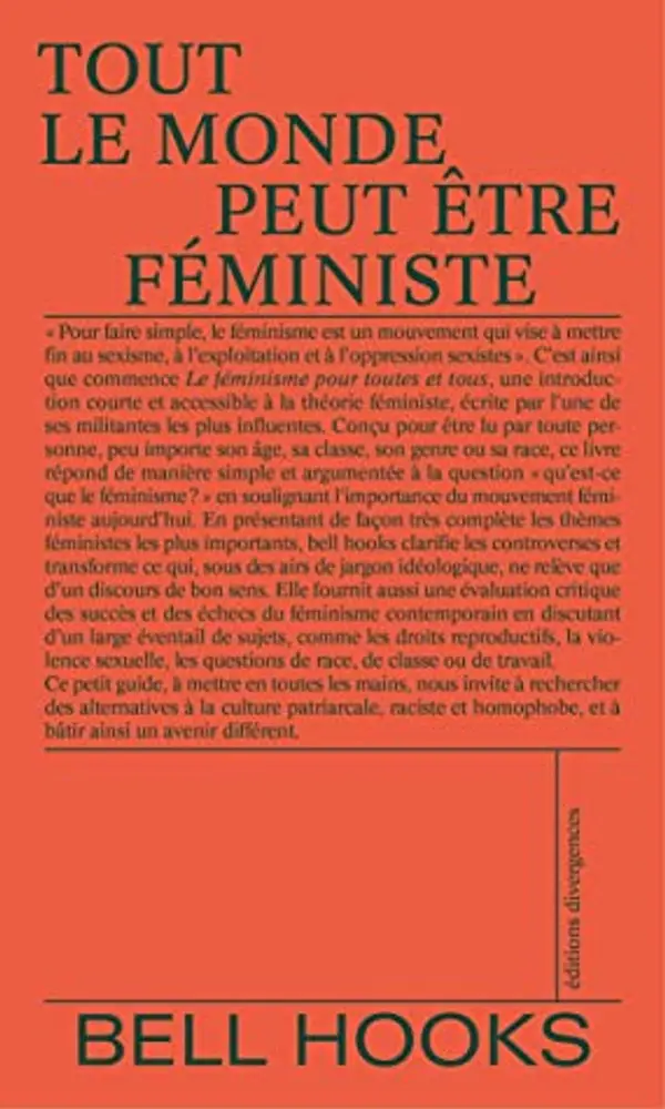 Tout le monde peut être féministe by bell hooks cover