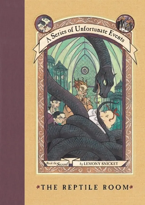 The Reptile Room (A Series of Unfortunate Events, #2) by Lemony Snicket cover