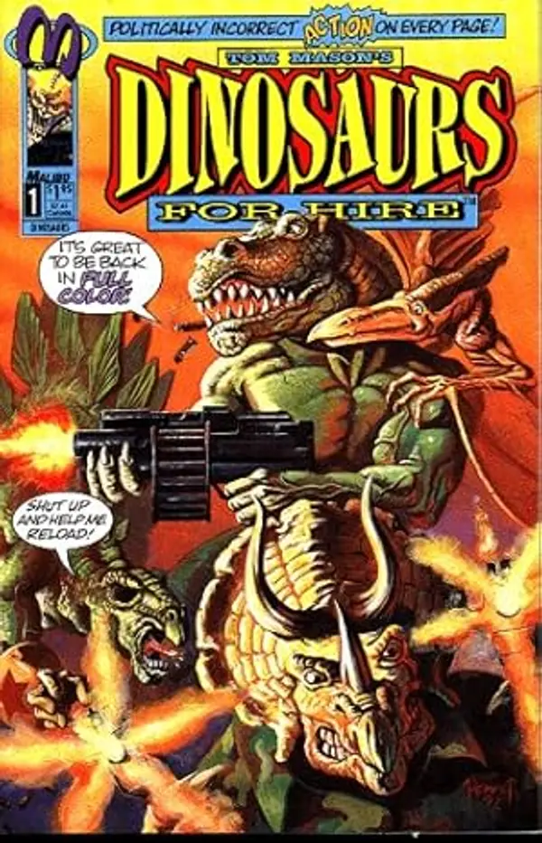 Dinosaurs for Hire #1 by Tom Mason cover