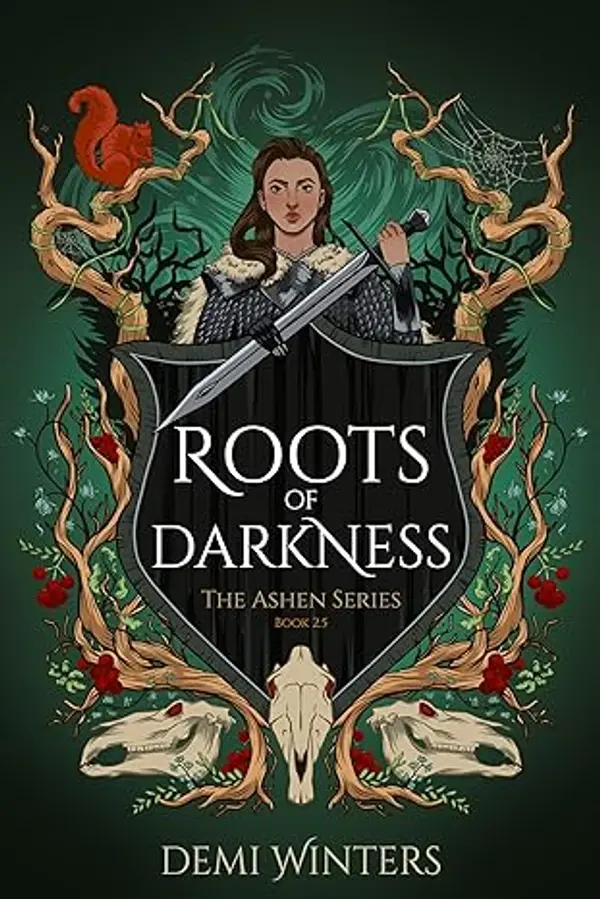 Roots of Darkness: A Viking Romantic Fantasy Novella (The Ashen) by Demi  Winters cover
