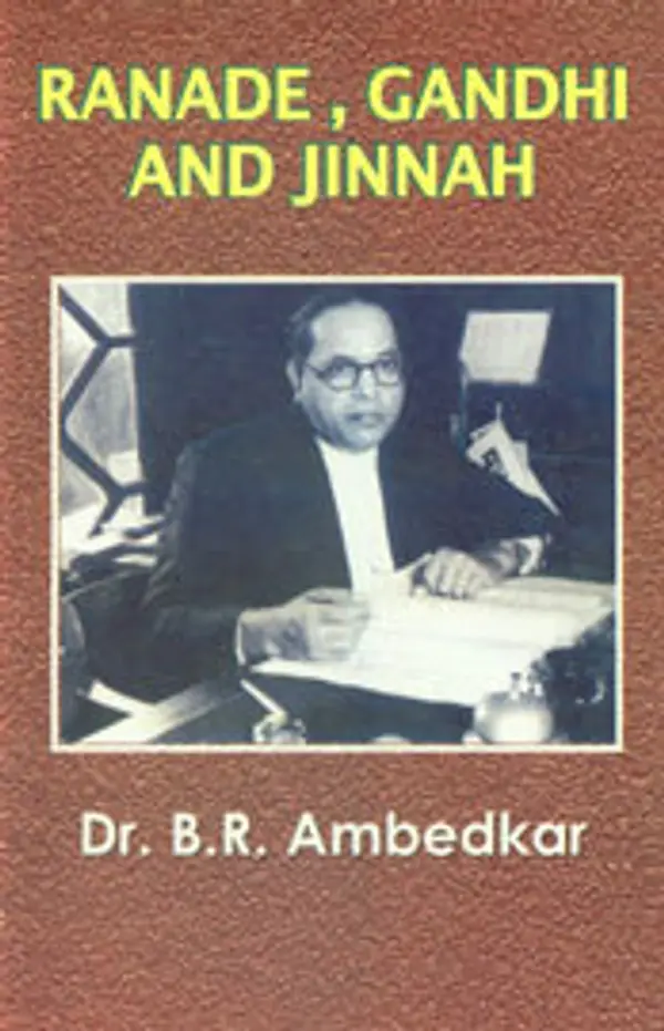 Ranade, Gandhi and Jinnah by B.R. Ambedkar cover