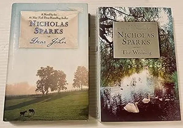 2 Nicholas Sparks Books! 1) Dear John 2) The Wedding by Nicholas Sparks cover