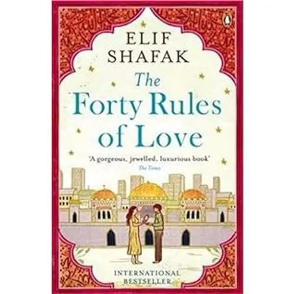 (shafak).forty rules of love by Elif Shafak cover