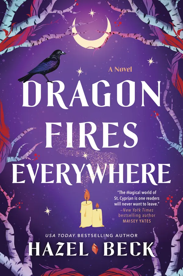 Dragon Fires Everywhere (Witchlore, #4) by Hazel Beck cover