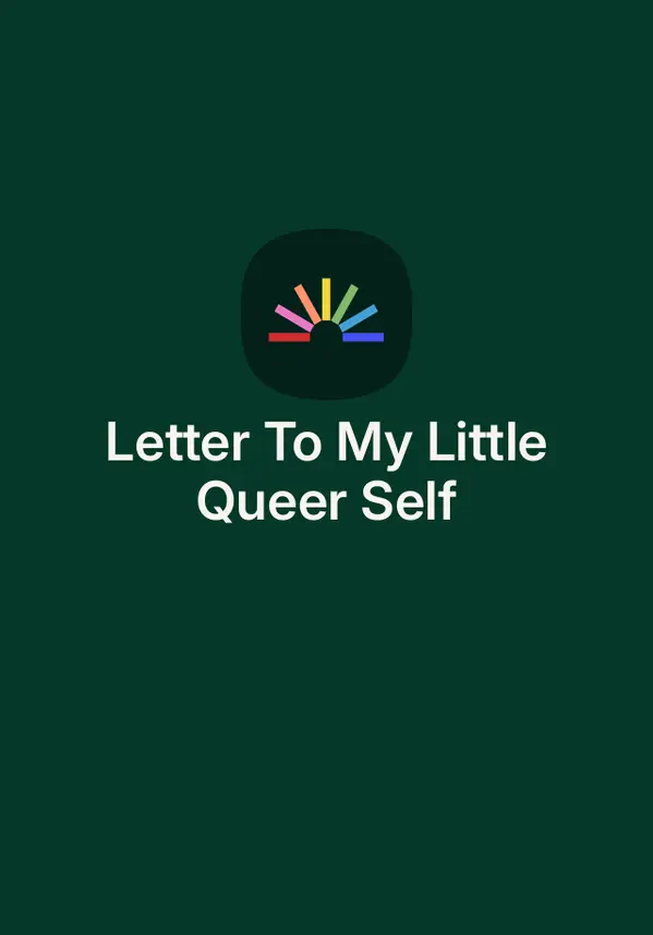 Letter To My Little Queer Self by Various cover