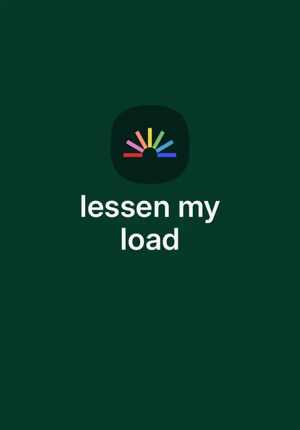 lessen my load by Moonymoment cover