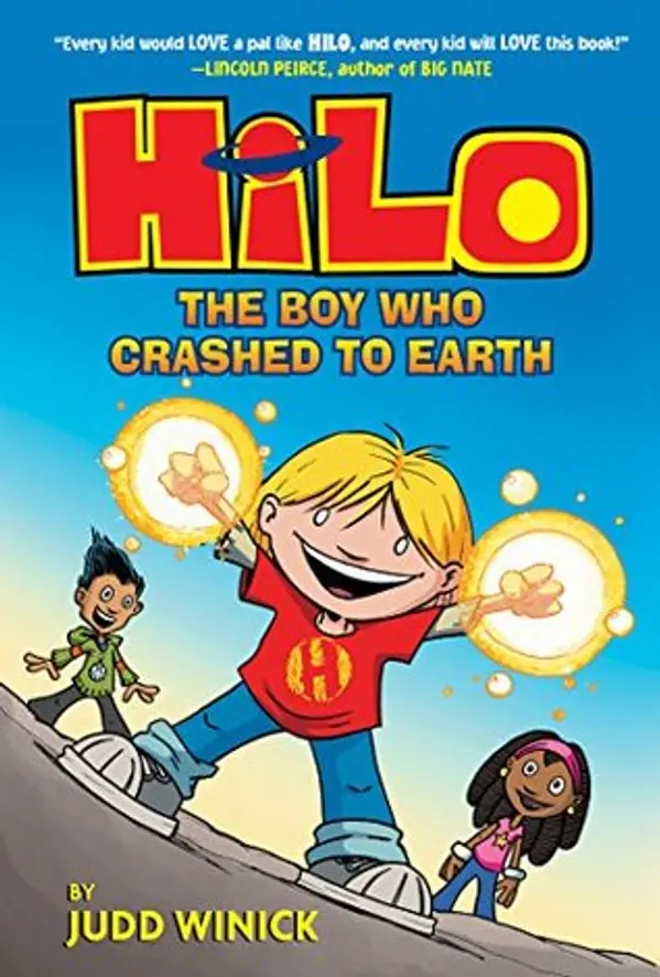 The Boy Who Crashed to Earth by Judd Winick cover