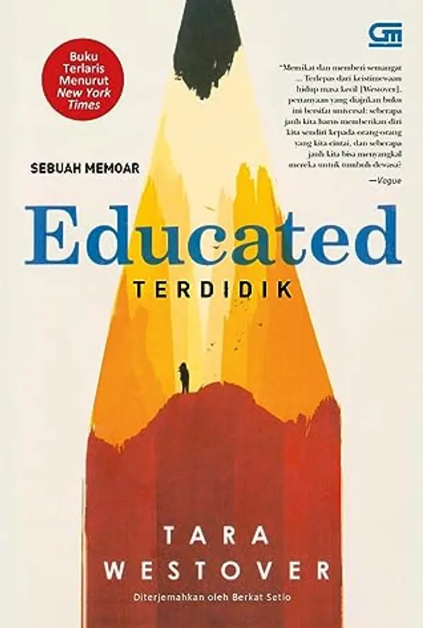 Educated - Terdidik by Tara Westover cover