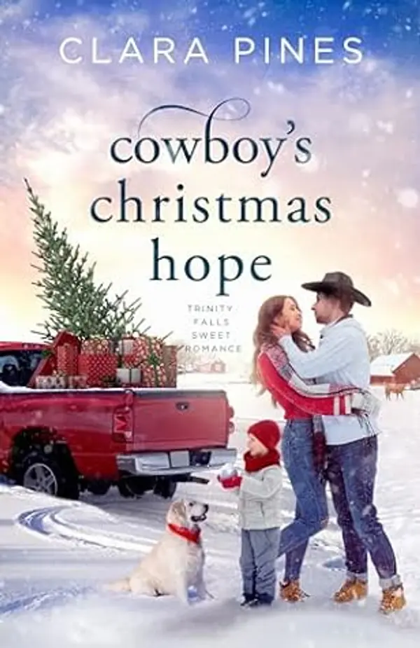Cowboy's Christmas Hope (Trinity Falls Sweet Romance - Icicle Christmas #2) by Clara Pines cover