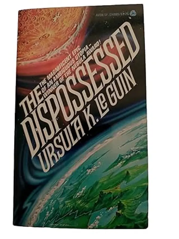 The Dispossed Ursula K. Le Guin 1975 Avon 24885 Paperback by Ursula K. Le Guin cover