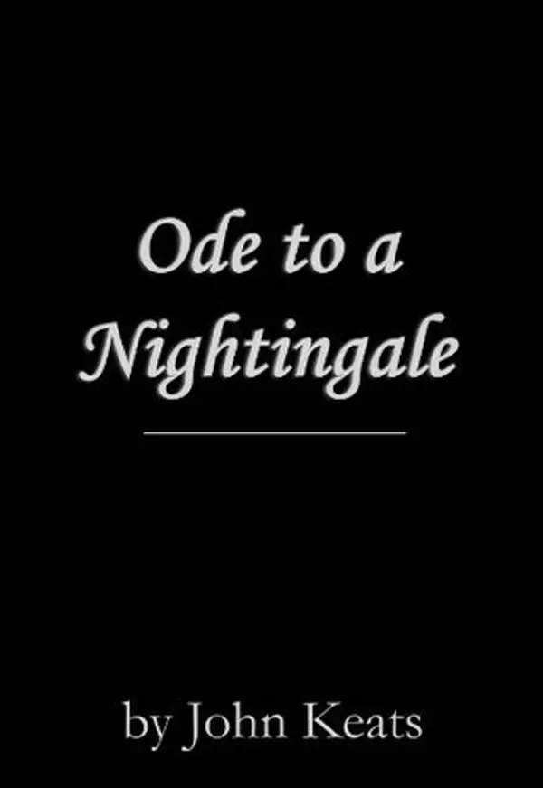 Ode to a Nightingale by John Keats cover