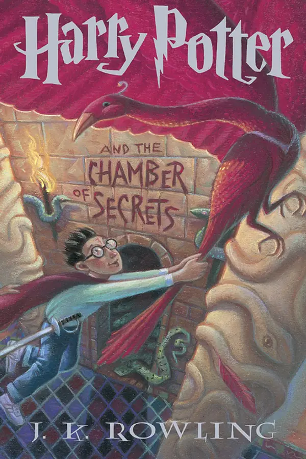 Harry Potter and the Chamber of Secrets by J.K. Rowling cover