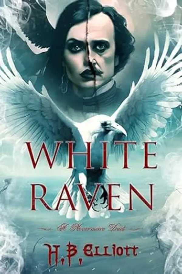 White Raven: A Nevermore Duet by H.B.  Elliott cover