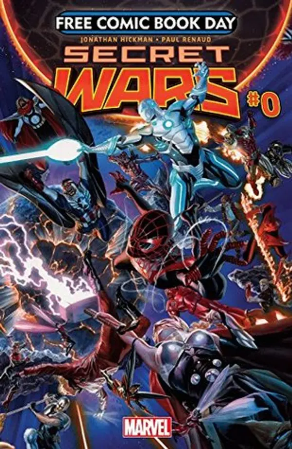 FCBD: Secret Wars #0 by Jonathan Hickman cover