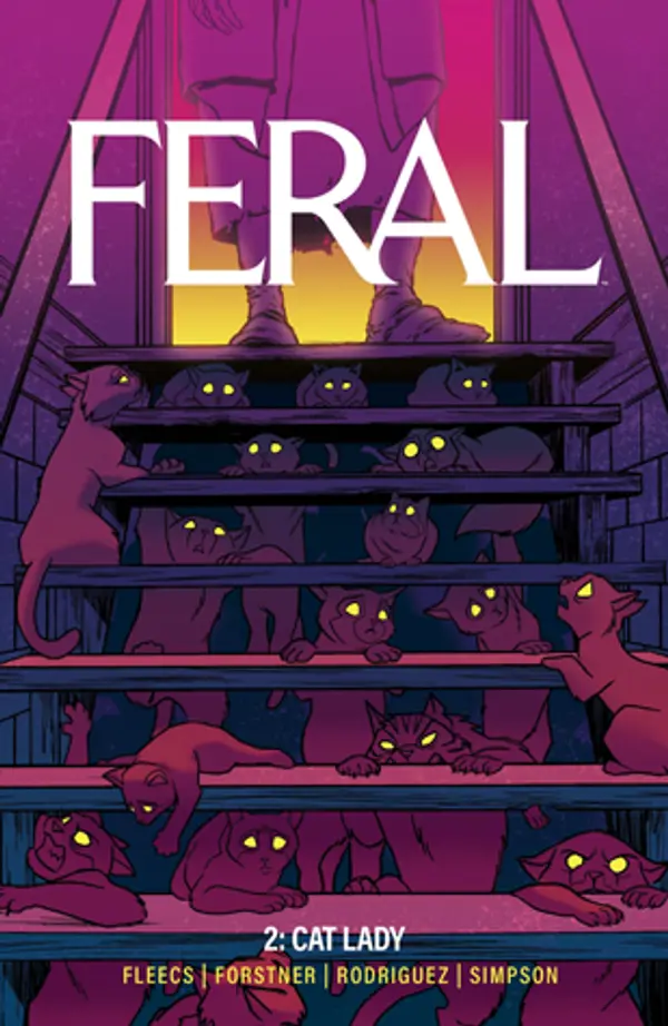 Feral, Vol. 2: Cat Lady by Tony Fleecs cover