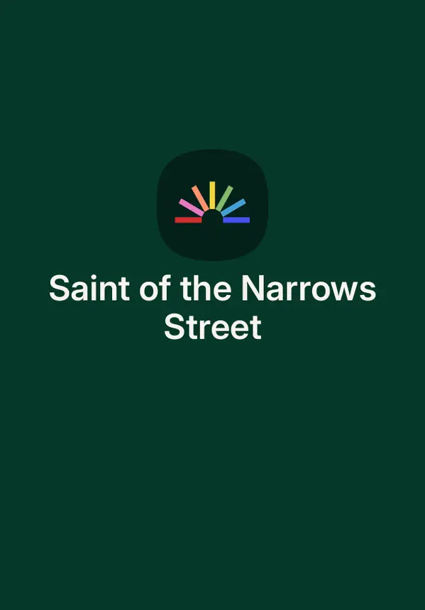Saint of the Narrows Street by William Boyle cover