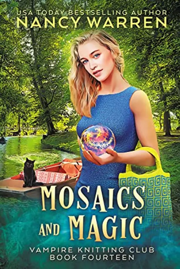 Mosaics and Magic (Vampire Knitting Club, #14) by Nancy Warren cover