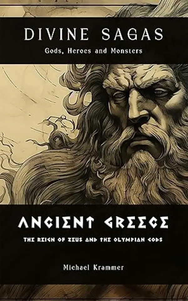Divine Sagas: Gods, Heroes and Monsters: Ancient Greece: The Reign of Zeus and the Olympian Gods - Greek Mythology by Michael Krammer cover