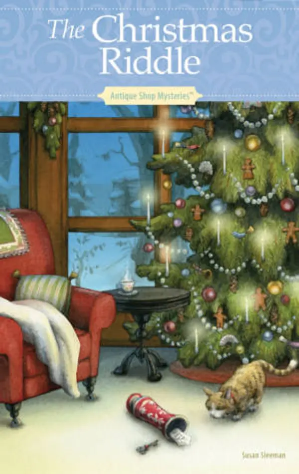 The Christmas Riddle (Antique Shop Mysteries #3) by Susan Sleeman cover