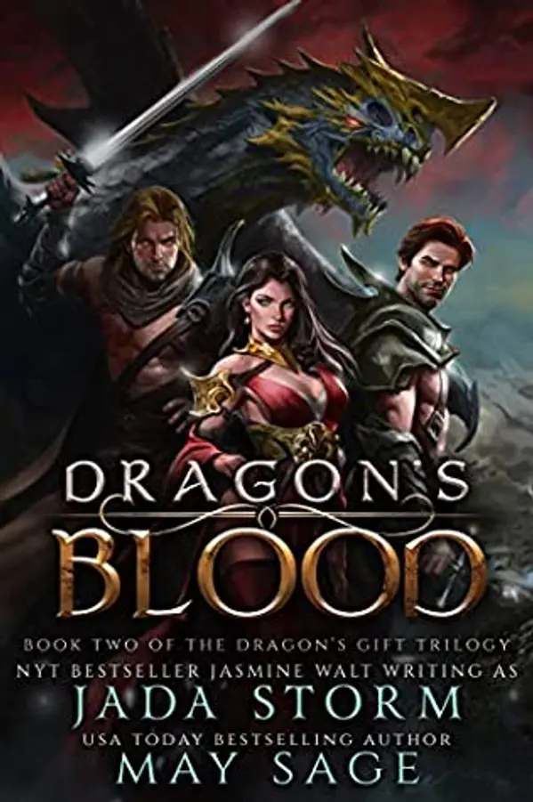Dragon's Blood (The Dragon's Gift Trilogy #2) by Jasmine Walt cover
