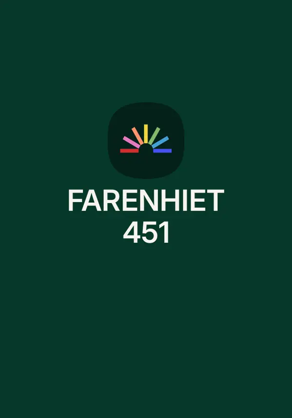 FARENHIET 451 by Ray Bradbury cover