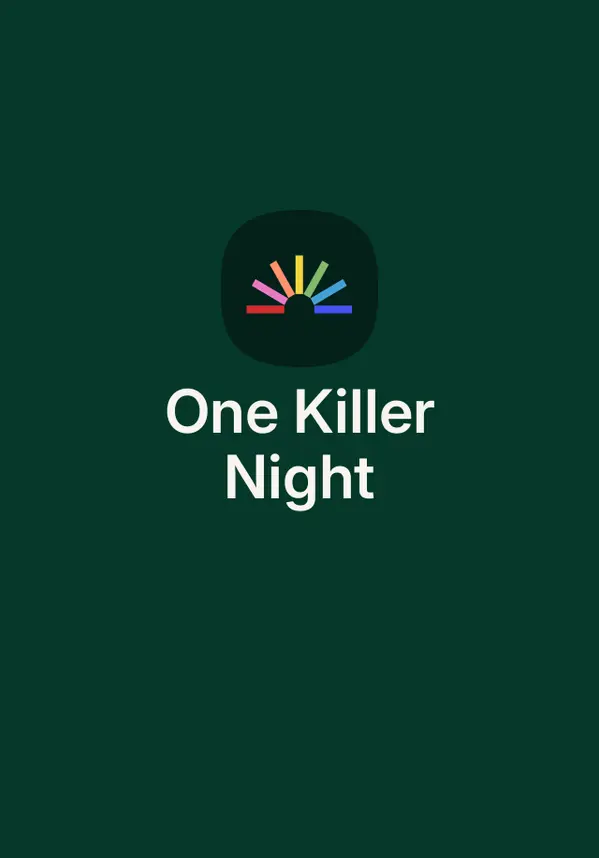 One Killer Night by Trilina Pucci cover