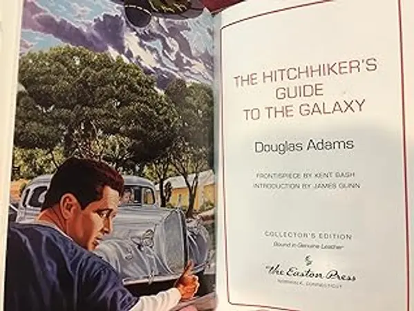 The Hitch-Hiker's Guide to the Galaxy (The Hitch-Hiker's Guide to the Galaxy, Volume 1) by Douglas Adams cover